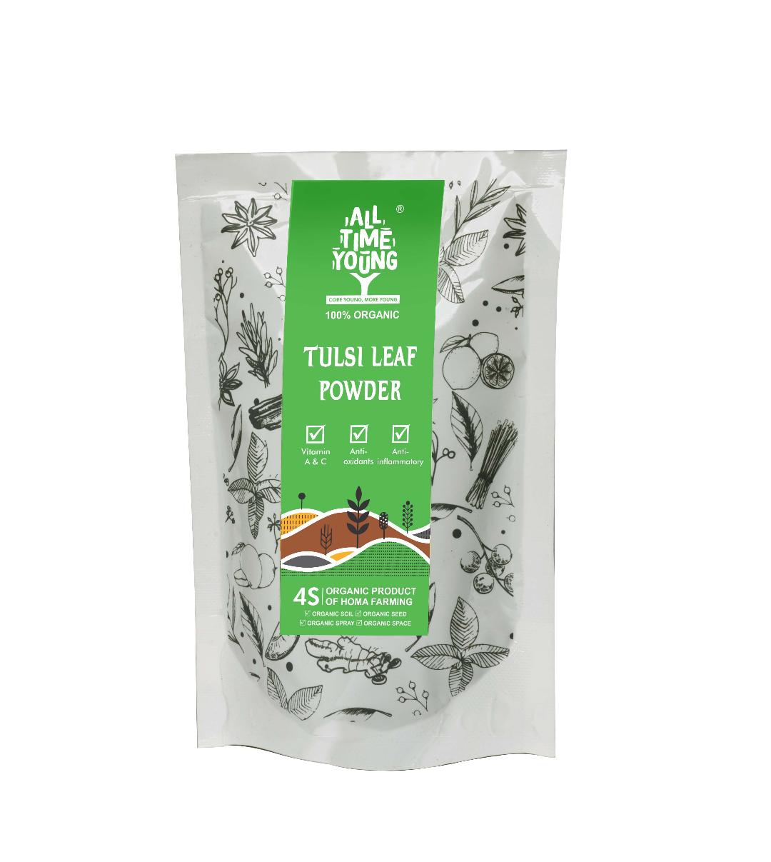 All time Young OrganicTULSI LEAF TEA 50 Grams